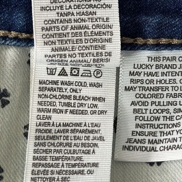 Lucky Brand Jeans Size 12 12/31 Lolita Skinny Stretch Raw Hem Ankle - Picture 14 of 14